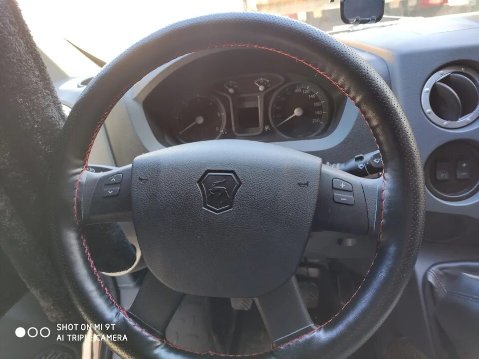 Обшивка на руль - ГАЗон Некст 10, 4,4 л, 2019 года аксессуары DRIVE2