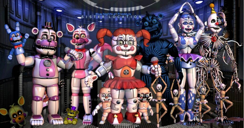 Аниматроники открыть. FNAF 5 все АНИМАТРОНИКИ. АНИМАТРОНИКИ из ФНАФ sister location. АНИМАТРОНИК ФНАФ 5. ФНАФ 5 персонажи.