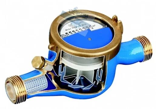 Счетчик воды MC 15. Турбинный расходомер воды. Многоструйные счетчики в разрезе. Расходомер механический для воды.