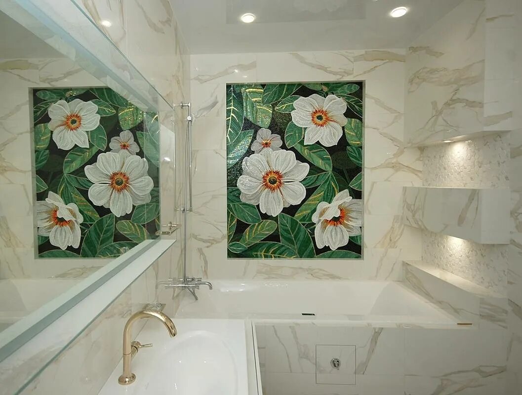 Панно для ванной. Панно на стену ванной плиткой. Мозаичное панно для ванной. Панно на стену ванной плиткой. Панно для ванной.