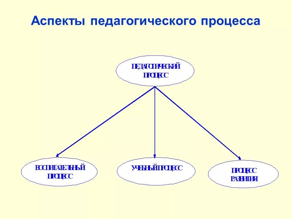 Учебный процесс аспекты