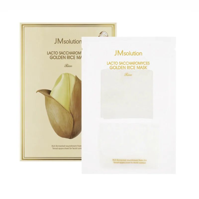 Маска для выравнивания тона lacto Saccharomyces Golden Rice Mask 30мл JM solution. JMSOLUTION маска для лица с лактобактериями - lacto Saccharomyces Golden Rice Mask, 30мл. Тканевая маска для лица, 30 мл. JMSOLUTION. Тканевая маска для лица JM solution lacto Saccharomyces Golden Rice Mask.