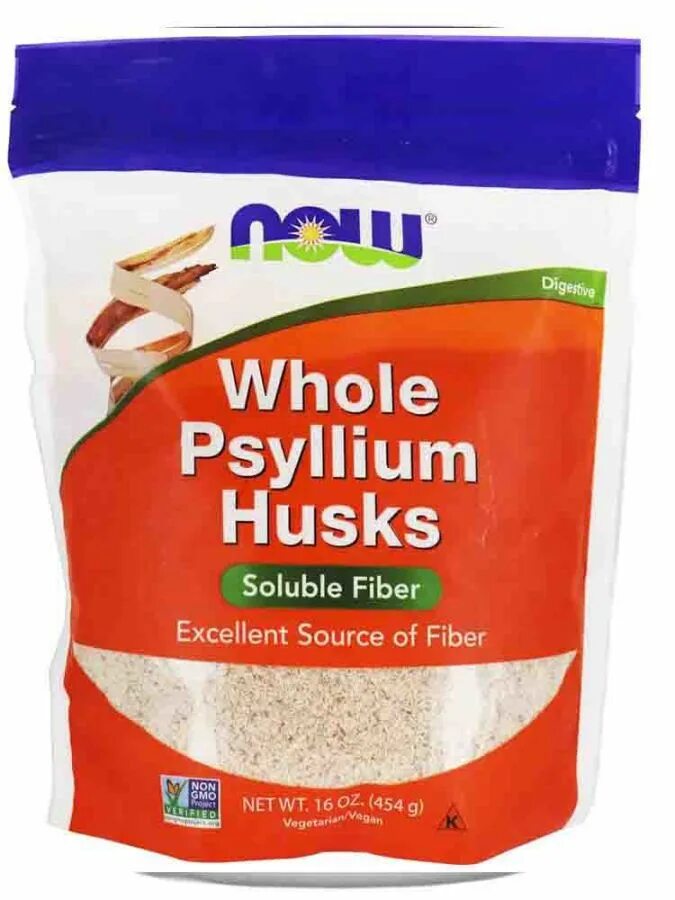 Псиллиум (Psyllium). Now whole Psyllium Husks (454 гр) - шелуха семян подорожника. Psyllium Husk Fiber. Псиллиум Now foods.