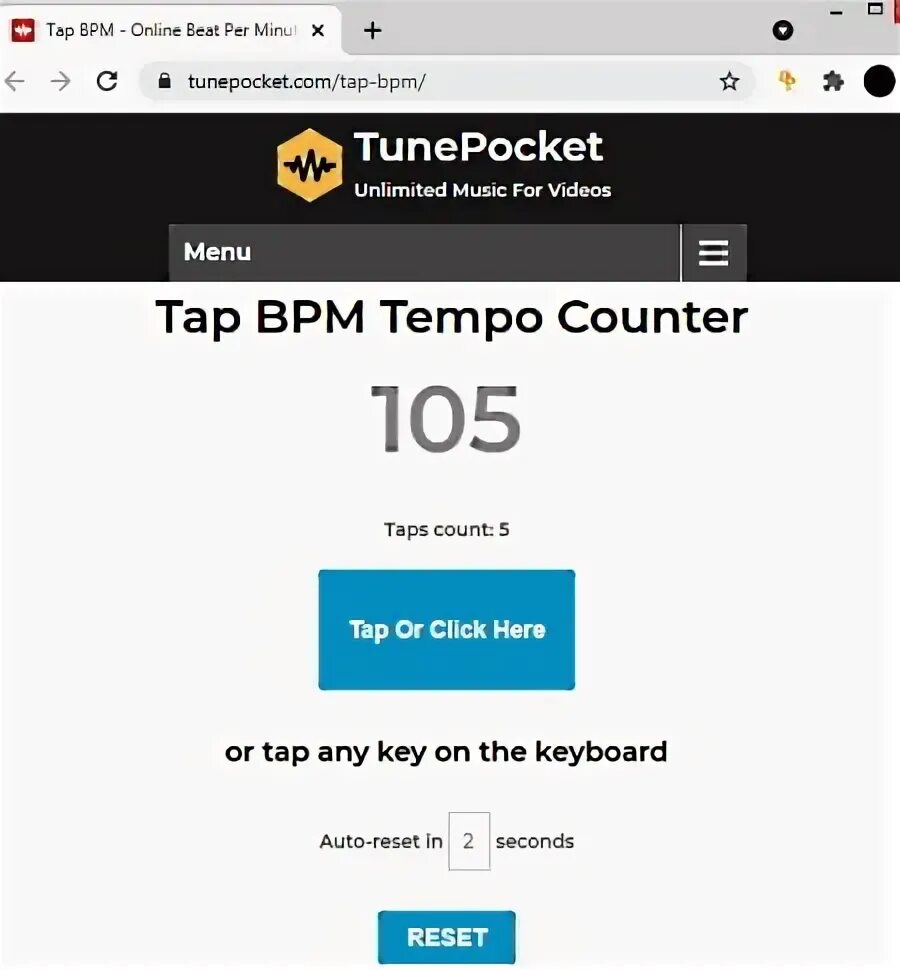 Tap bpm