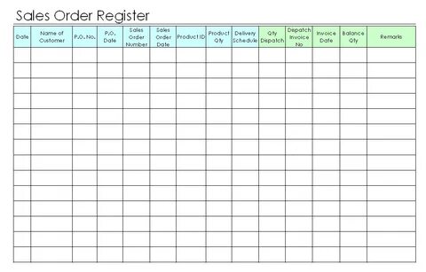 Orders log