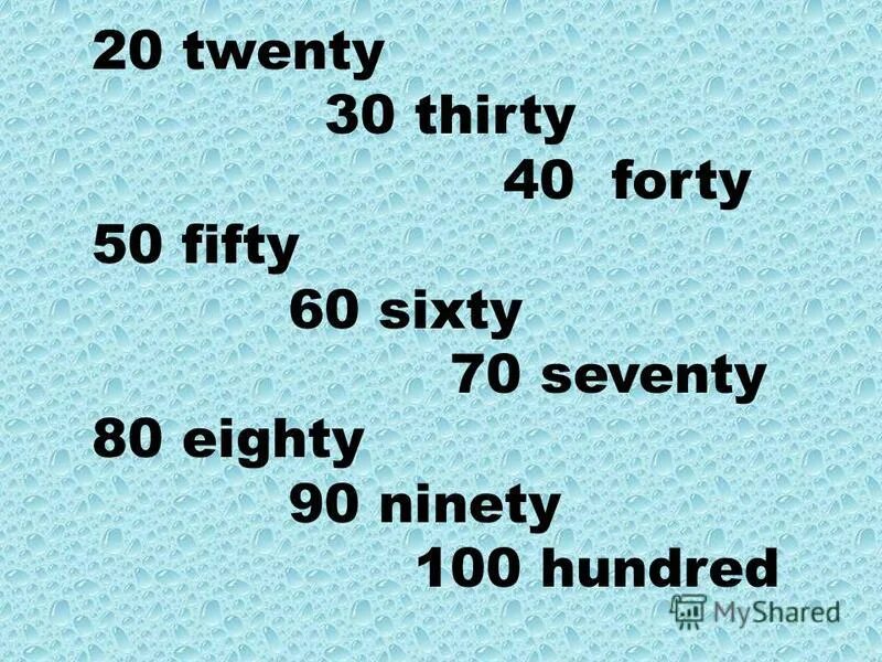 Numbers from 20 to 100. как по английски будет 80. 20 30 40 на английском. Numbers 20 methods. Funny numbers 20-100.