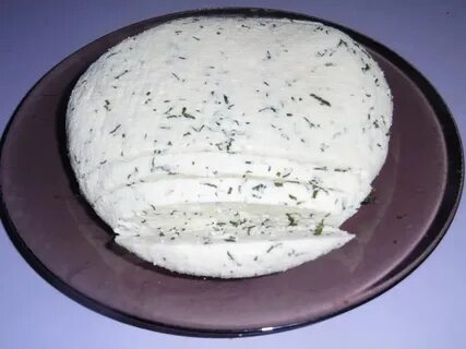 Домашний сыр из молока кефира и яиц