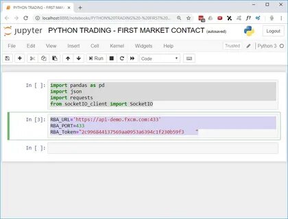 Получить api python
