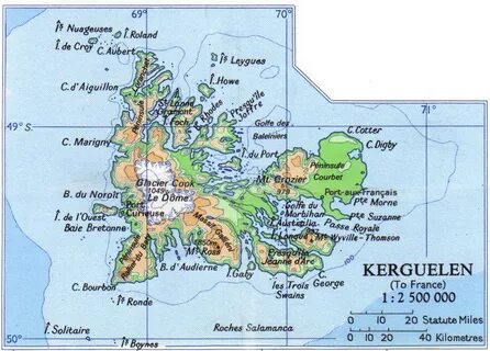 Кергелен координаты широта