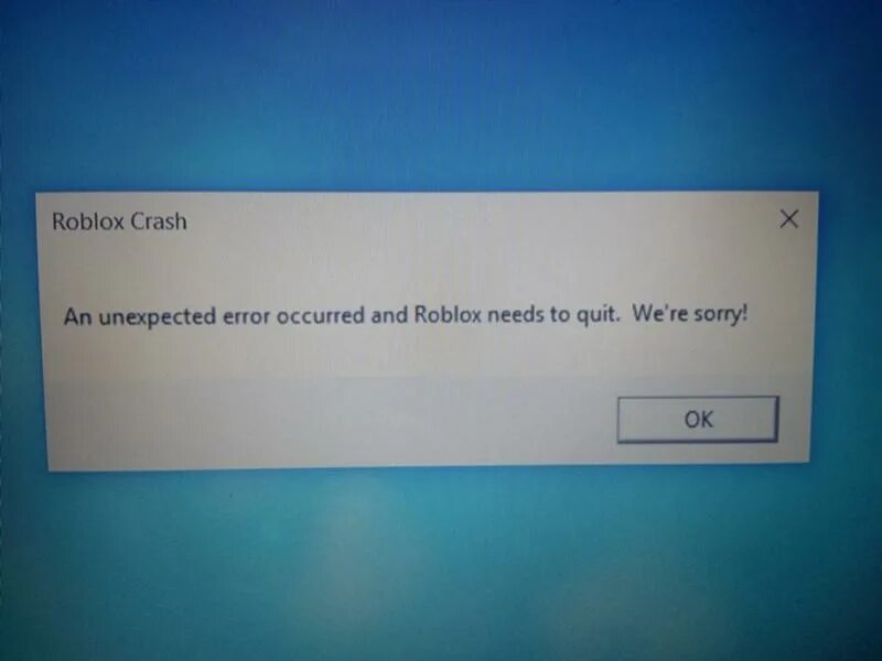 Unexpected internal error. Ошибка РОБЛОКС краш. РОБЛОКС an unexpected Error occurred and Roblox needs to quit. Roblox ошибка при запуске. РОБЛОКС краш an unexpected Error occurred and Roblox needs to quit. We`re sorry.