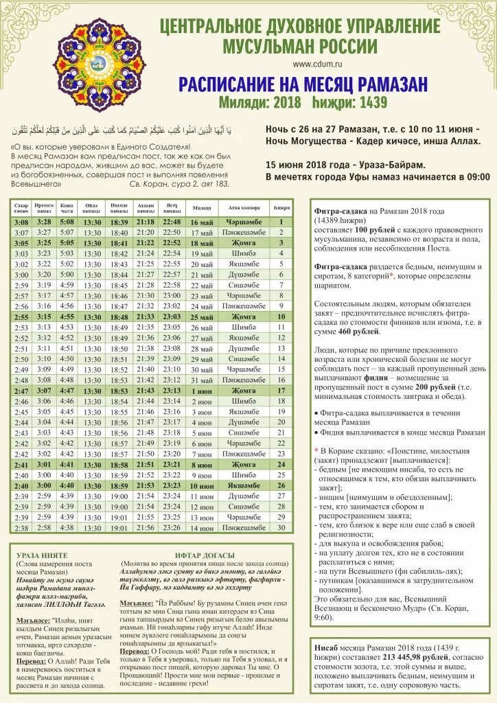 Время приема пищи во время уразы 2024. Расписание уразы. Календарь Ураза.