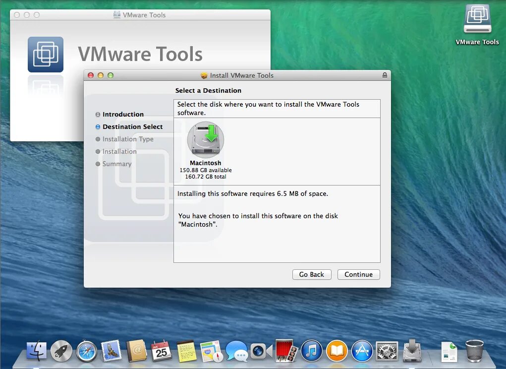 VMWARE Tools. • Установить VMWARE Tools. VM -> install VMWARE Tools). VMWARE Tools Mac os.