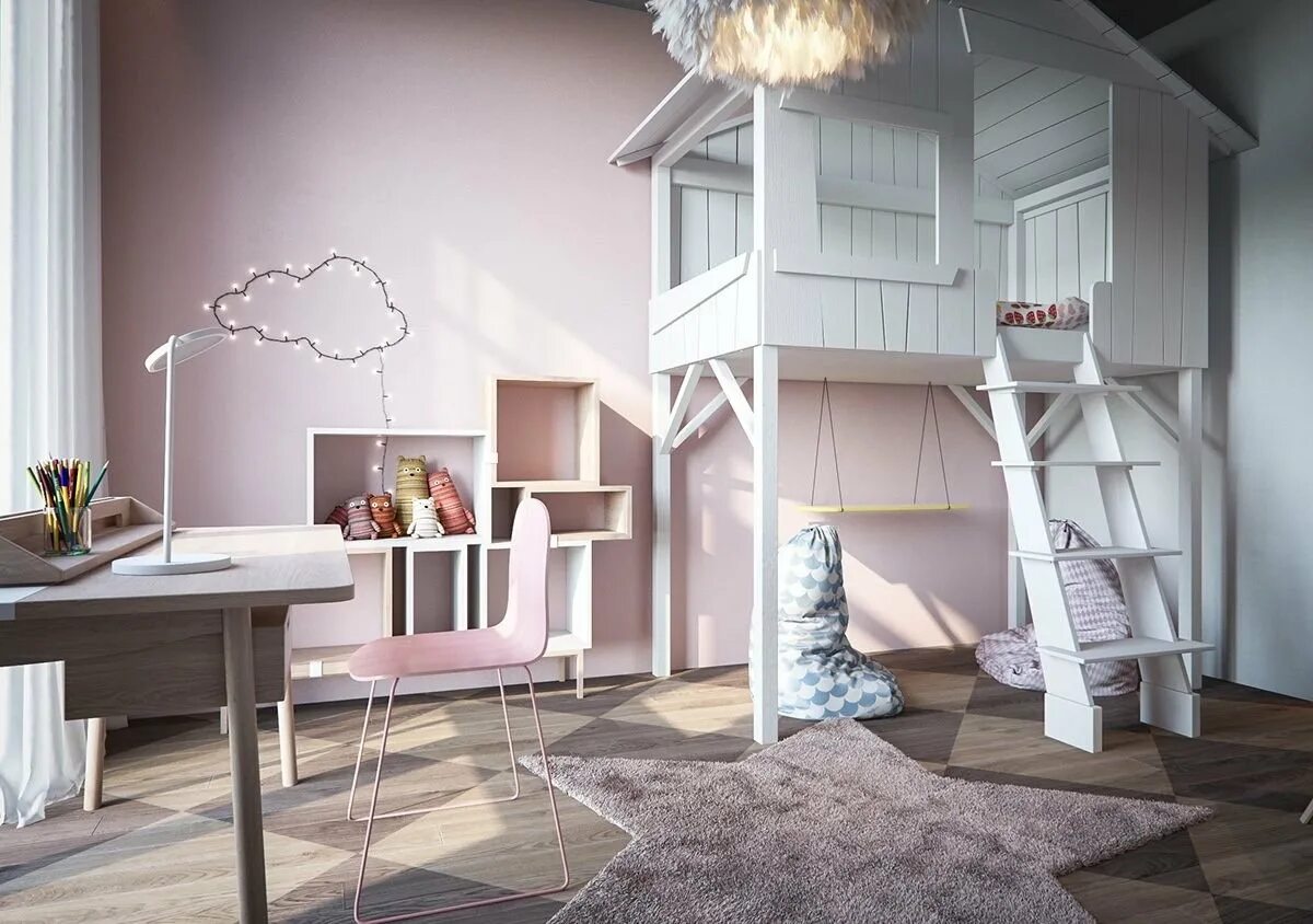 Ребенок дизайнер интерьера. Кровать-домик Nest Loft. Необычные детские комнаты. Стильная детская комната. Стильные детские комнаты.