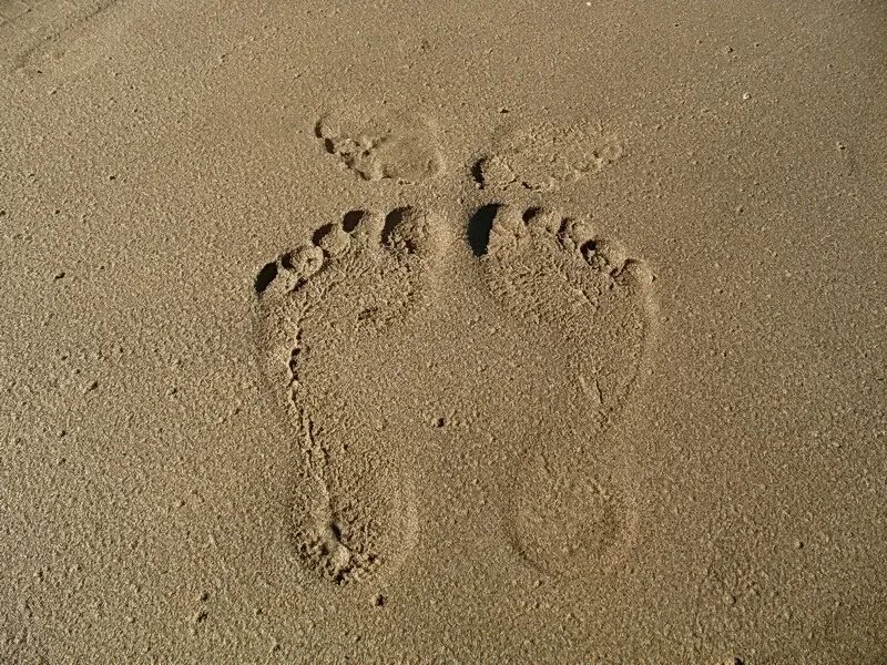 Следы на песке слушать. Следы на песке. Следы двоих на песке. Отпечаток ноги на песке. Ноги в песке.