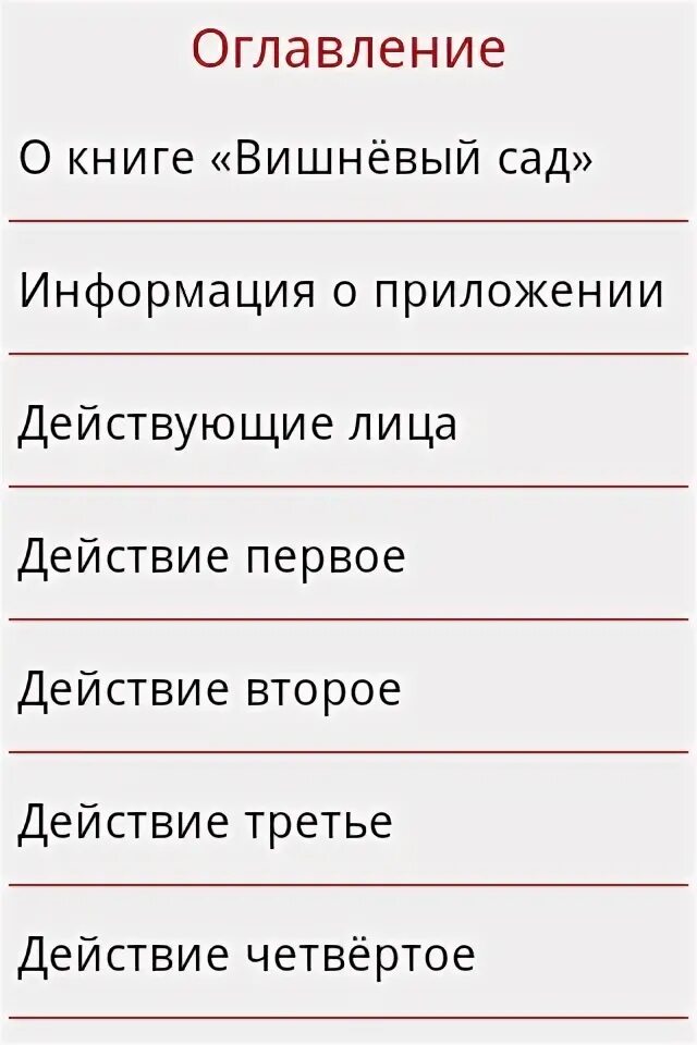 Сколько страниц в вишневом саде. Вишневый сад оглавление. Вишнёвый сад в действиях. Первое действие вишневый сад. Вишневый сад действующие лица.