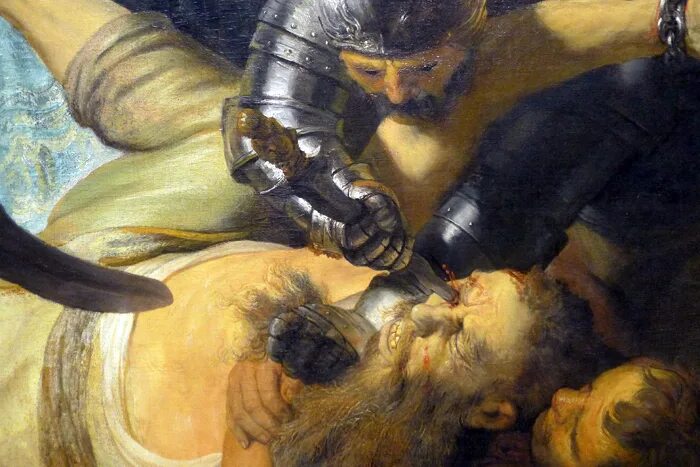 Ослепление василька. Рембрандт ослепление Самсона. Рембрандт ослепление Самсона 1636. Рембрандт ослепление Самсона картина.