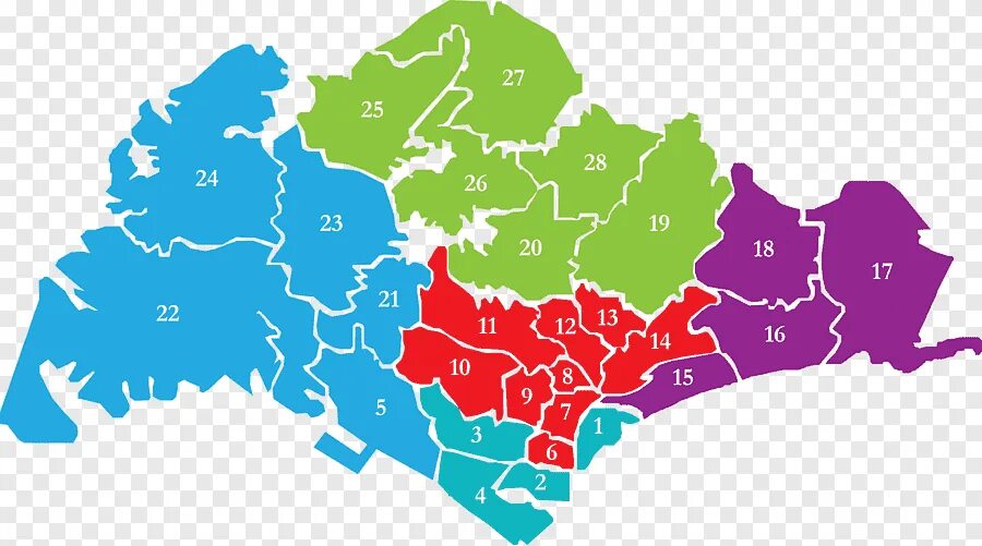 Central area. Районы Сингапура. Карта Сингапура с флагом. Районы Сингапура на карте. Экономические районы Сингапура.