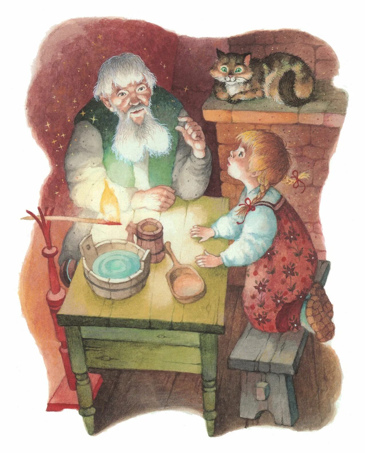 Семья иллюстрация. Дед рассказывает сказки книга. Художник иван пелевин картины. Дед рассказывает сказки книга. Старик рассказывает детям.