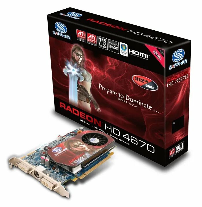 Sapphire Radeon 4670 1gb. Ati radeon 4670