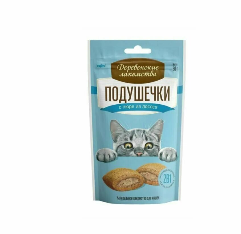 деревенские лакомства д/кош нежное пюре из креветок 1*10 г. деревенские лакомства "нежное пюре" лакомство для кошек (4х10 г. "деревенские лакомства" для кошек нежное пюре из тунца 4х10г. деревенские лакомства д/кош нежное пюре из тунца 40г. лакомство для кошек подушечки.