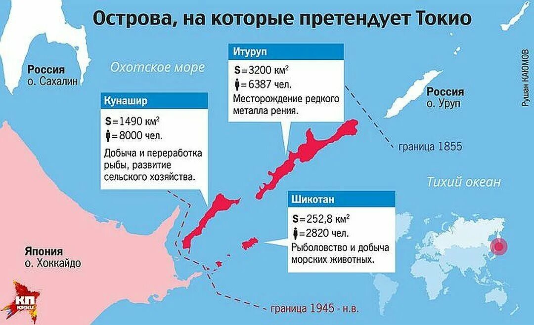 Какие острова хотят. Спорные острова с Японией на карте. Южные Курильские острова карта спорной территории. Курильские острова спорные территории между Россией и Японией. Острова Кунашир Шикотан Итуруп и Хабомаи на карте.