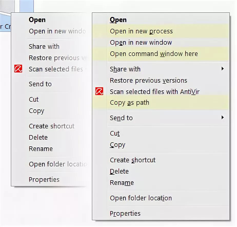 Extension context. Контекстное меню windows 7. context menu search. context menu stripes.