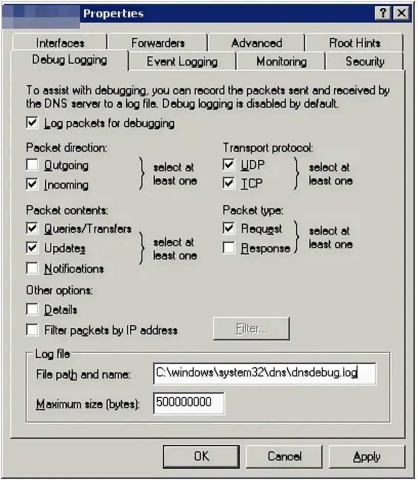 Dns debug. Dns debug