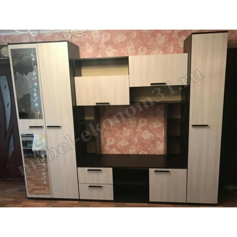 Стенка Флора 3 белфорт венге