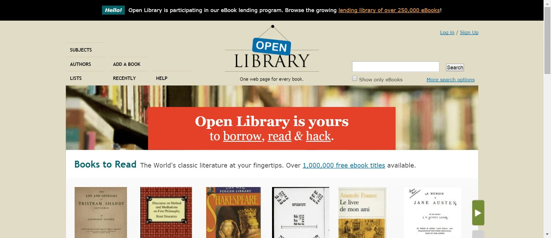 Hello open. Open Library. Открытая библиотека lib domain.