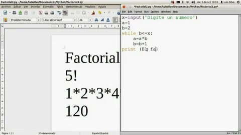 Def factorial