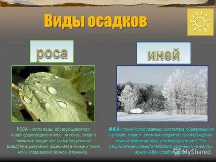 Иней в какое время года