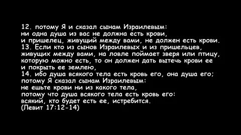 Библия написанная кровью