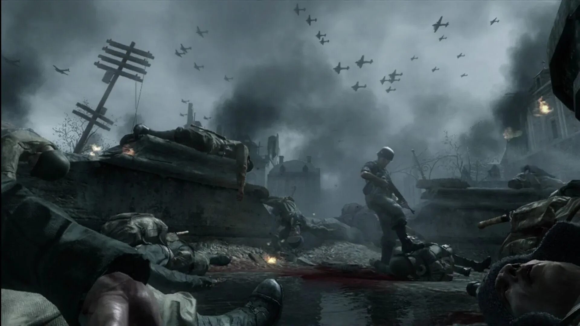 Вторая мировая фон. Call of Duty про вторую мировую войну.