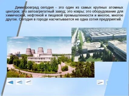 Центром какой промышленности является г димитровград