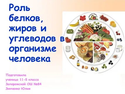 Роль и значение белков и жиров