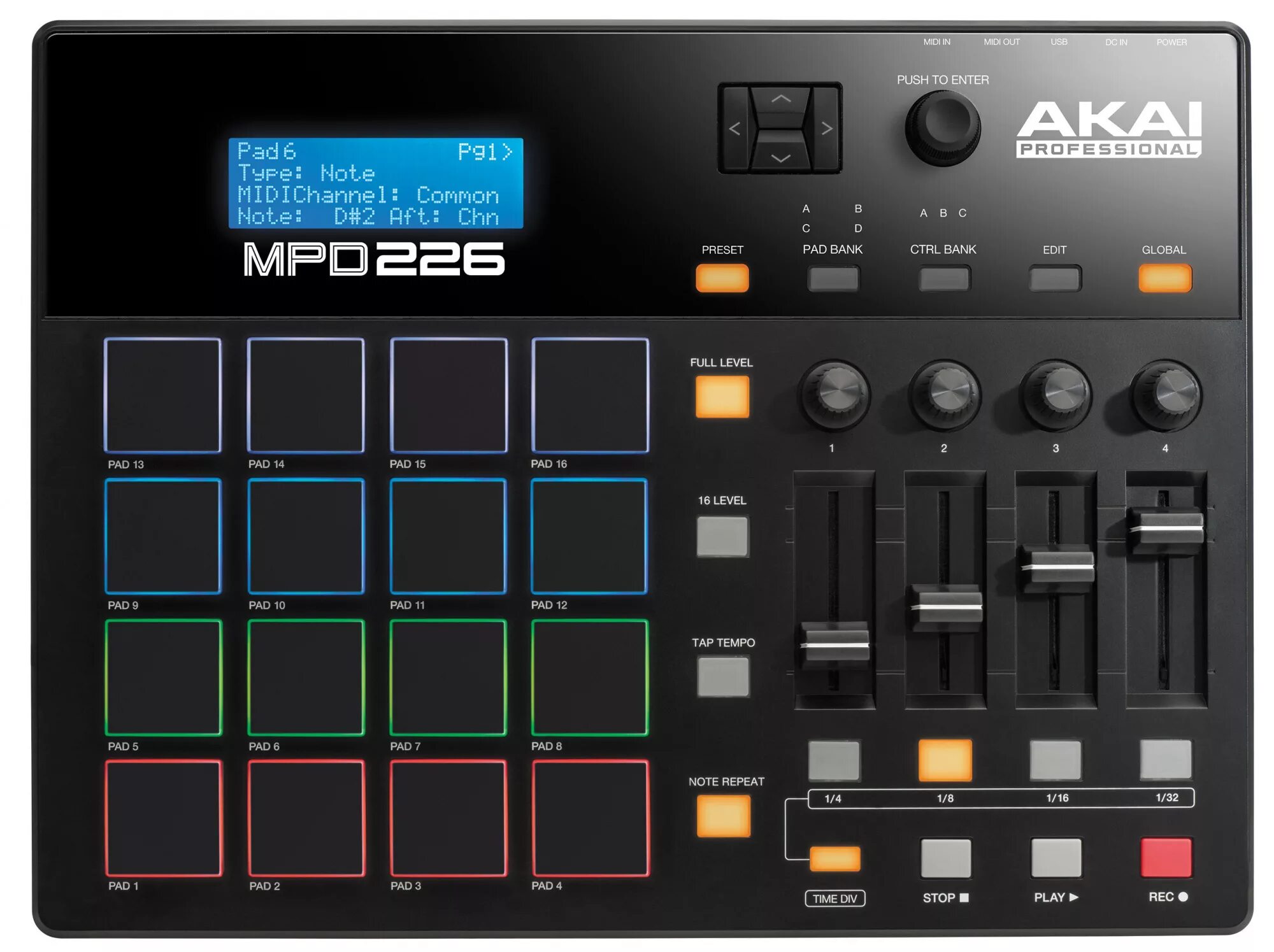 Midi контроллер akai. Akai pro mpd226. akai mpd 226. контроллер akai pro mpd226. midi-контроллер akai mpd232.