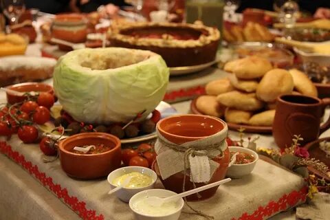 Монастырская кухня блюдо постное