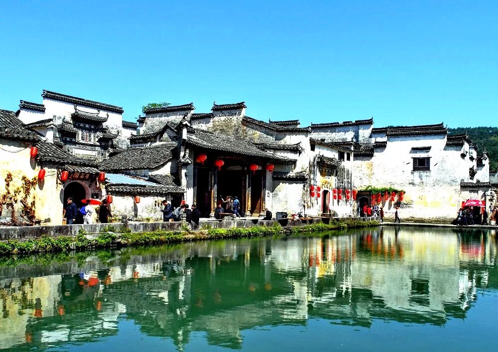 Деревня тункоу китай. Хунцунь, аньхой. Китайские ворота пайлоу. Аньхой деревня. Аньхой деревня.