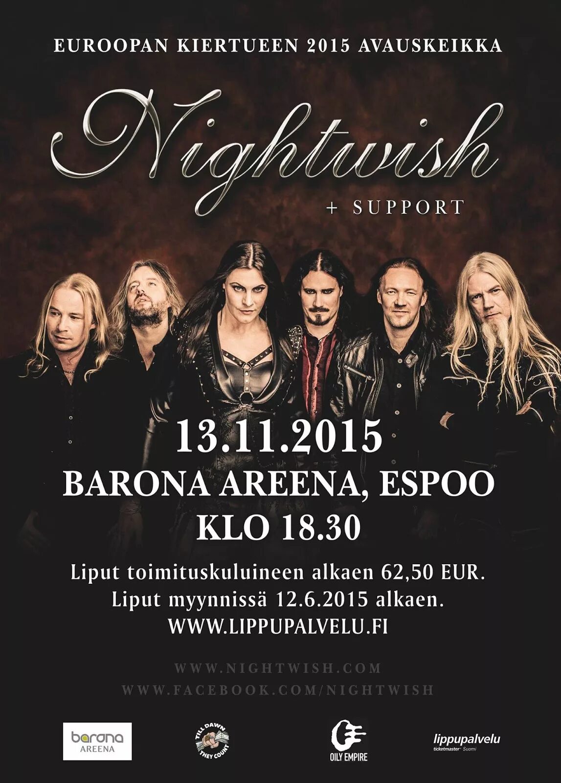 Афиша санкт петербург купить апрель. Nightwish концерт СПБ плакат. Nightwish концерт 2023. Найтвиш 2016. Nightwish 2024.