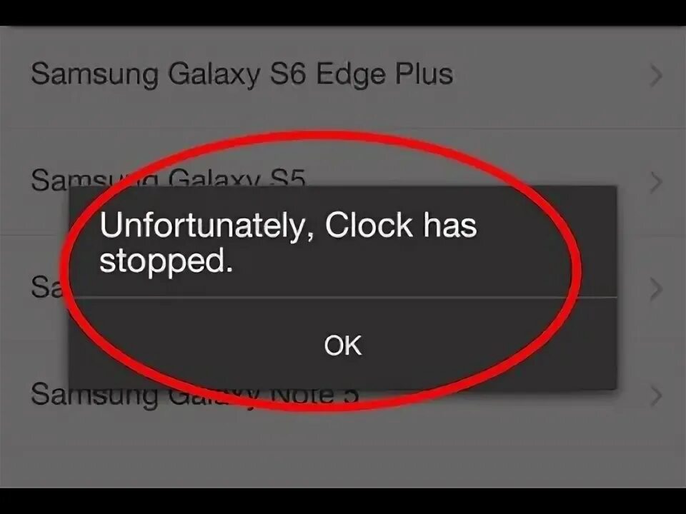 The clock has stopped. Samsung Fix Clock font. Unfortunately no Sound. Unfortunately the Clock is ticking.