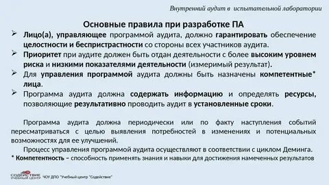 Аудит испытательной лаборатория