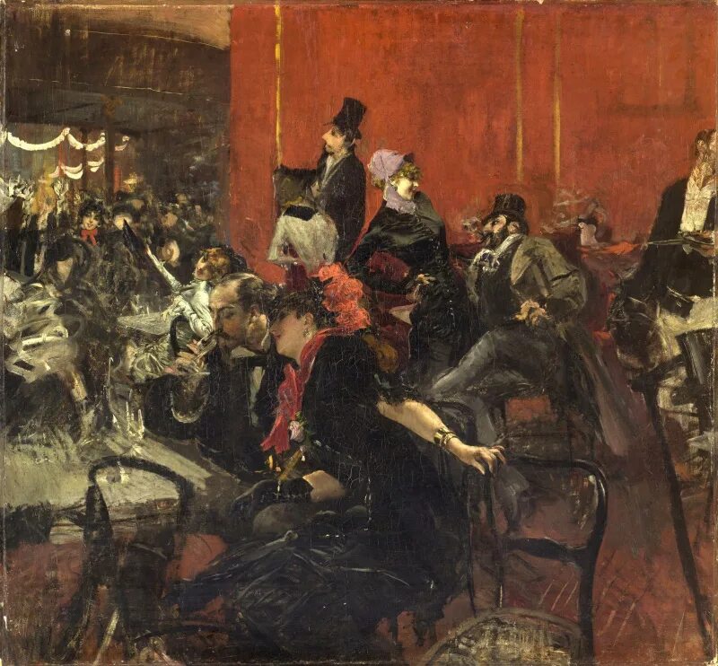 Картина обсуждение. Джованни Больдини. Boldini Giovanni итальянский живописец. At the Moulin rouge. Парижский салон 19 века.