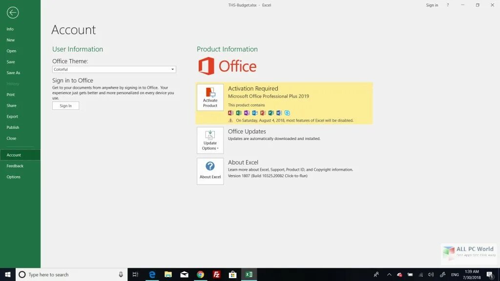 Office 2019 русская версия. Office professional Plus 2019 Интерфейс. Microsoft Office 2019 professional Plus. Office professional Plus 2019 excel. Microsoft Office Pro 2019.