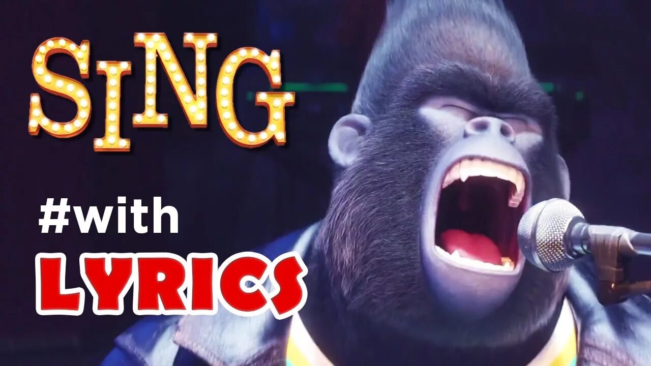 And i d sing a song. Синг сонг. sing a song. taron egerton im still standing. тарон эгертон песня обезьяны.