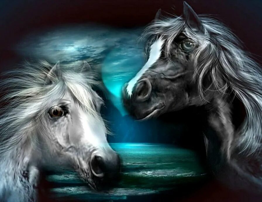 Лошади инь. Тату лошадь инь и янь. Инь янь лошади. Тату лошадь инь и янь. Лошади инь.