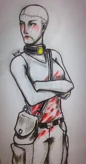 Inktober no. 3 - Christine Royce by vikeogamer Fallout art, Fallout new veg...