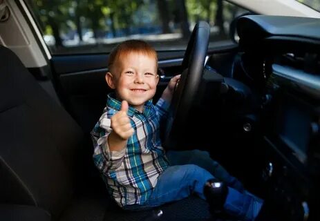 Driving boy