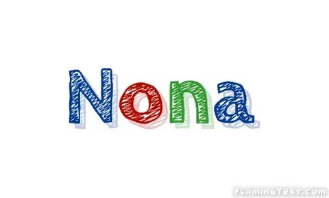 Как пишется имя нона