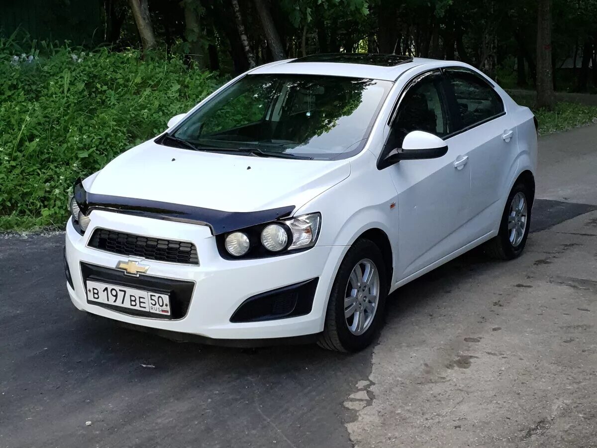 шевроле авео т300 белая