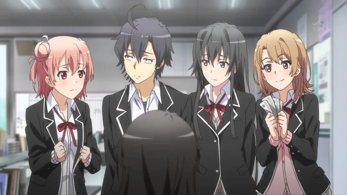 Как я ожидал моя школьная жизнь. Yahari ore no Seishun Love comedy WA Machigatteiru.